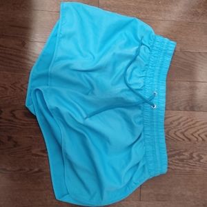 Blue shorts and swimwear